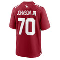 Elroe A.Cardinals #70 Paris Johnson Jr. Cardinal Team Game Jersey