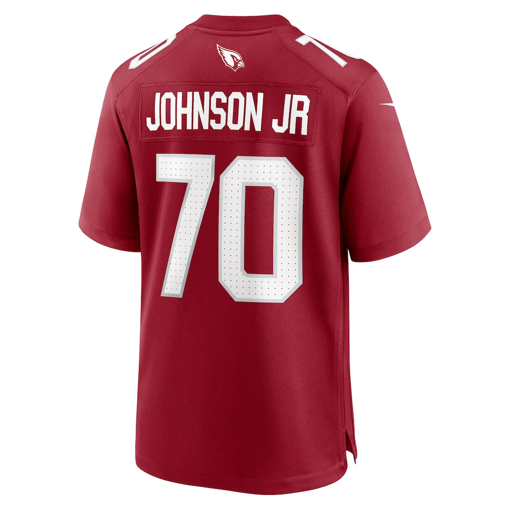 Elroe A.Cardinals #70 Paris Johnson Jr. Cardinal Team Game Jersey