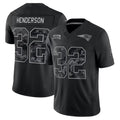 Elroe NE.Patriots #32 TreVeyon Henderson Player Black Limited 2026 Salute to Service Home Game Stitched Jerseys