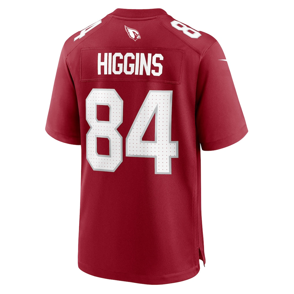 Elroe A.Cardinals #84 Elijah Higgins Cardinal Team Game Jersey