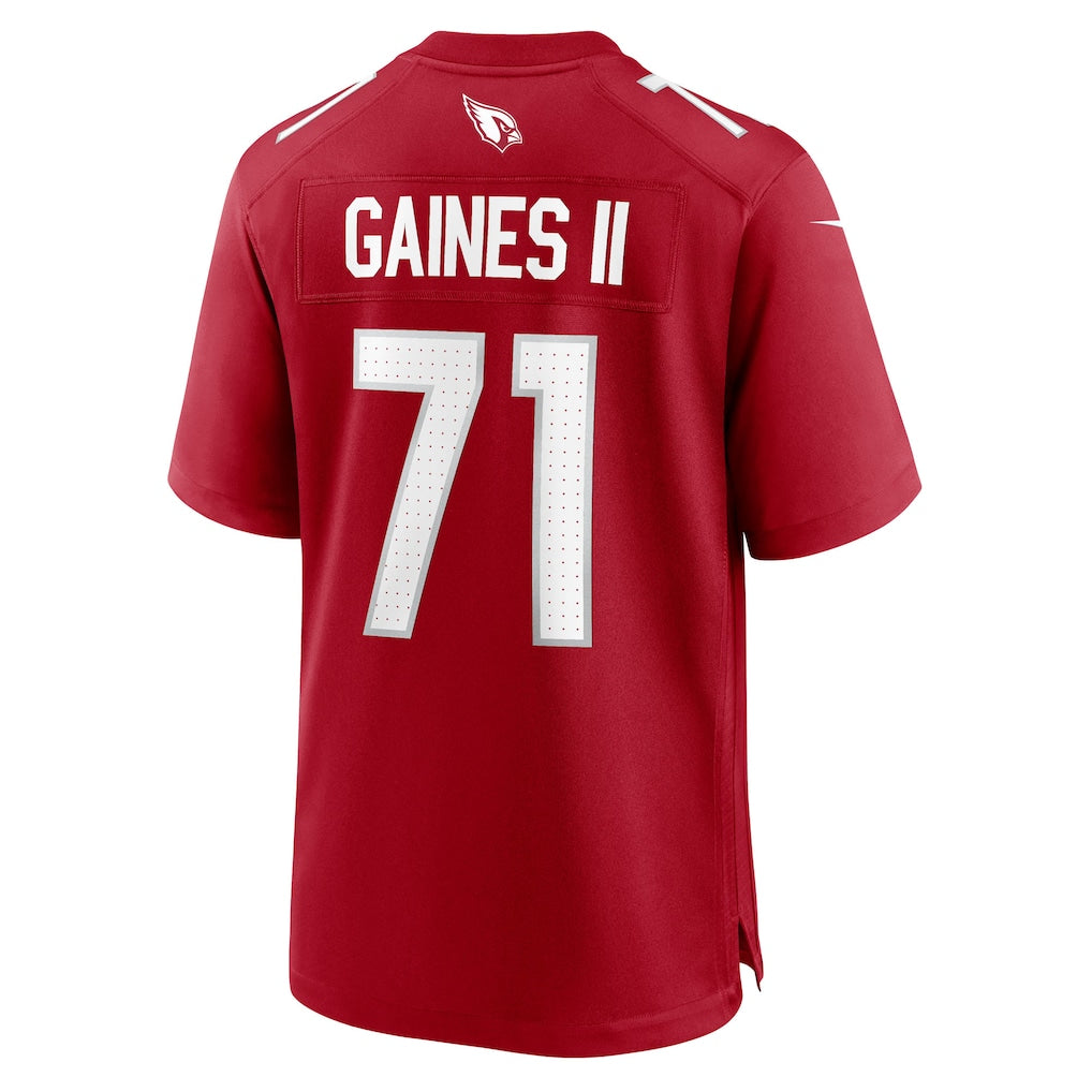 Elroe A.Cardinals #71 Jon Gaines II Cardinal Team Game Jersey