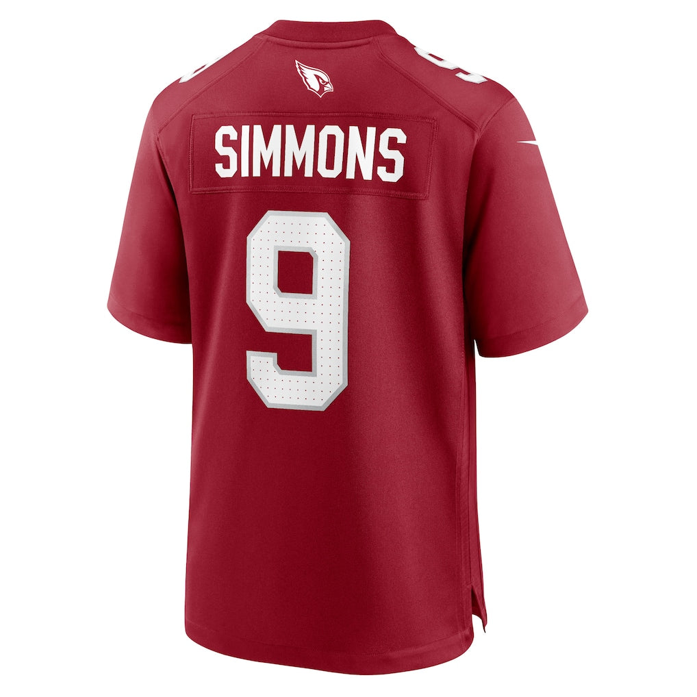 Elroe A.Cardinals #9 Isaiah Simmons Cardinal Team Game Jersey