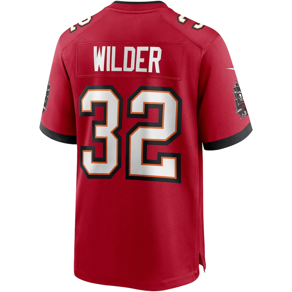 Elroe TB.Buccaneers #32 James Wilder Red Game Retired Player Jersey