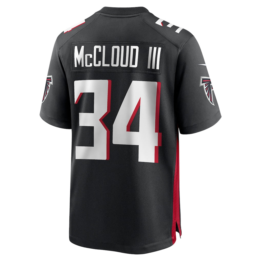 Elroe A.Falcons #34 Ray-Ray McCloud III Black Retired Player Jersey