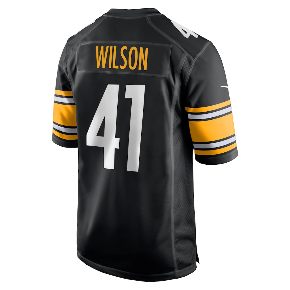 Elroe P.Steelers #41 Payton Wilson Black Game Jersey