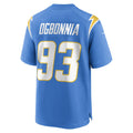 Elroe LA.Chargers #93 Otito Ogbonnia Powder Blue Player Game Jersey