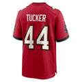 Elroe TB.Buccaneers #44 Sean Tucker Red Game Jersey