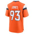 Elroe D.Broncos #93 D.J. Jones Orange Team Game Jersey