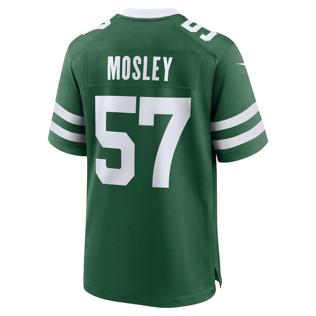 Elroe NY.Jets #57 C.J. Mosley Legacy Green Team Game Jersey