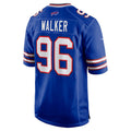 Elroe B.Bills #96 Deone Walker Royal Team Game Jersey