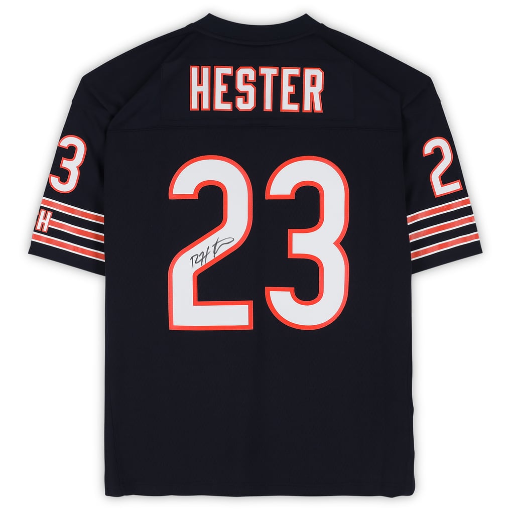 Elroe C.Bears #23 Devin Hester Authentic Navy Mitchell & Ness 2006 Replica Jersey
