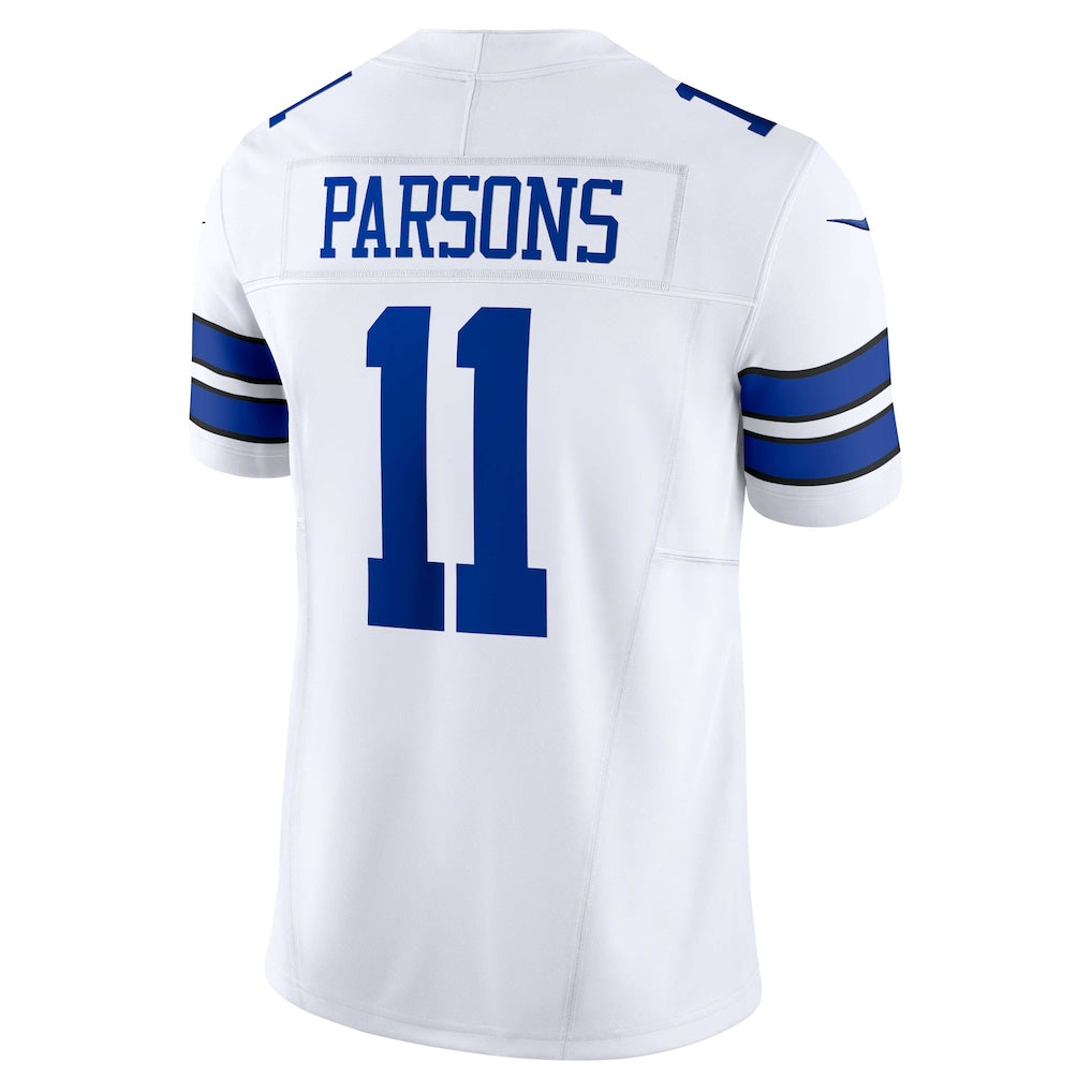 Elroe D.Cowboys #11 Micah Parsons White Vapor F.U.S.E. Limited Jersey