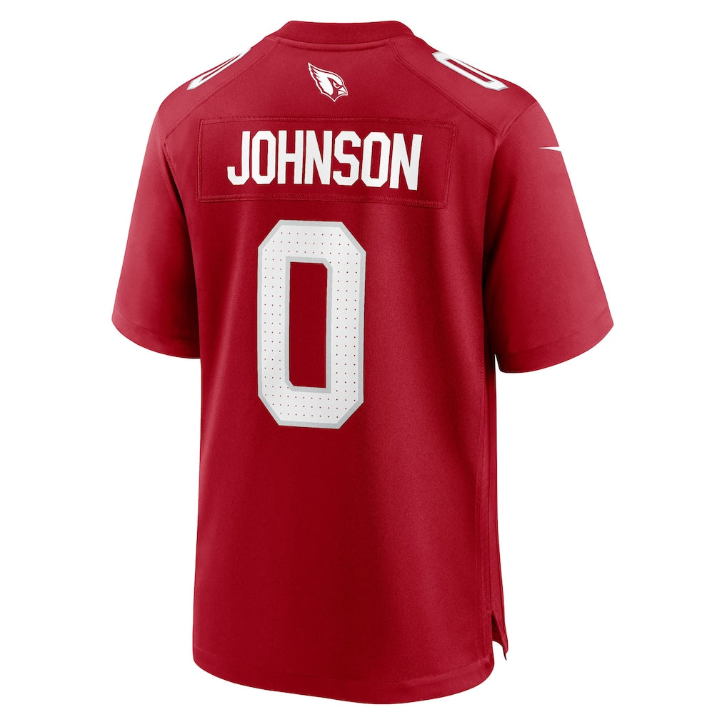 Elroe A.Cardinals #0 Will Johnson Cardinal Team Game Jersey
