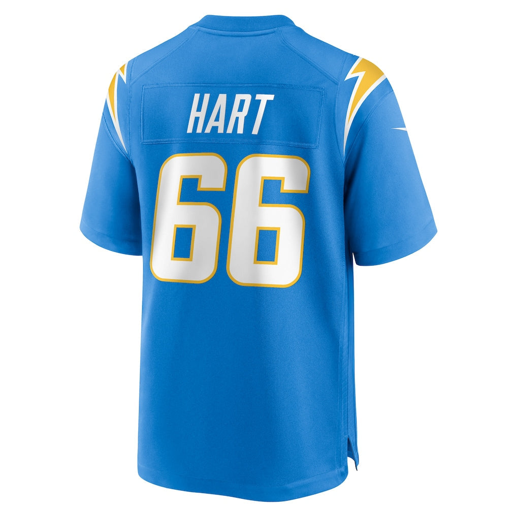 Elroe LA.Chargers #66 Bobby Hart Powder Blue Team Game Jersey