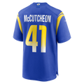 Elroe LA.Rams #41 Cameron McCutcheon Royal Game Jersey