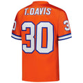 Elroe D.Broncos #30 Terrell Davis Mitchell & Ness Orange 1995 Authentic Throwback Retired Player Jersey