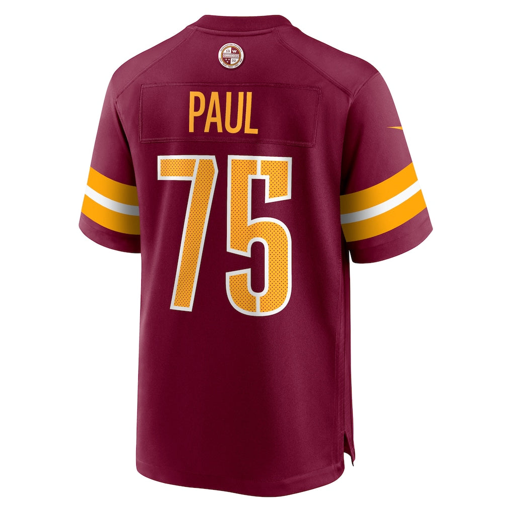 Elroe W.Commanders #75 Chris Paul Burgundy Player Game Jersey