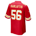 Elroe KC.Chiefs #56 George Karlaftis Red Player Game Jersey