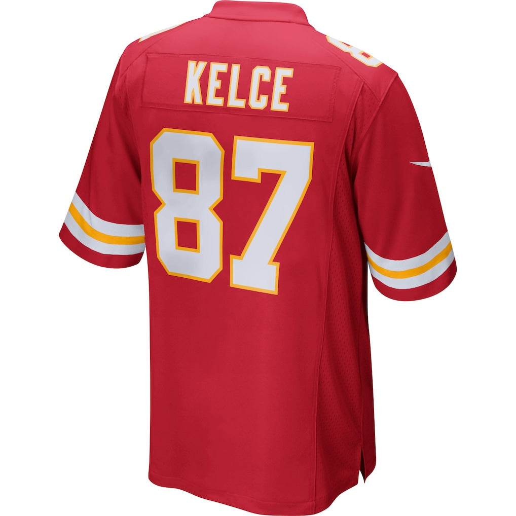 Elroe KC.Chiefs #87 Travis Kelce Red Game Jersey
