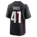 Elroe A.Falcons #41 Ben Sauls Black Team Game Jersey