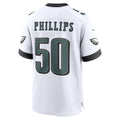 Elroe P.Eagles #50 Jaelan Phillips White Game Jersey