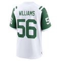 Elroe NY.Jets #56 Quincy Williams White Alternate Game Jersey