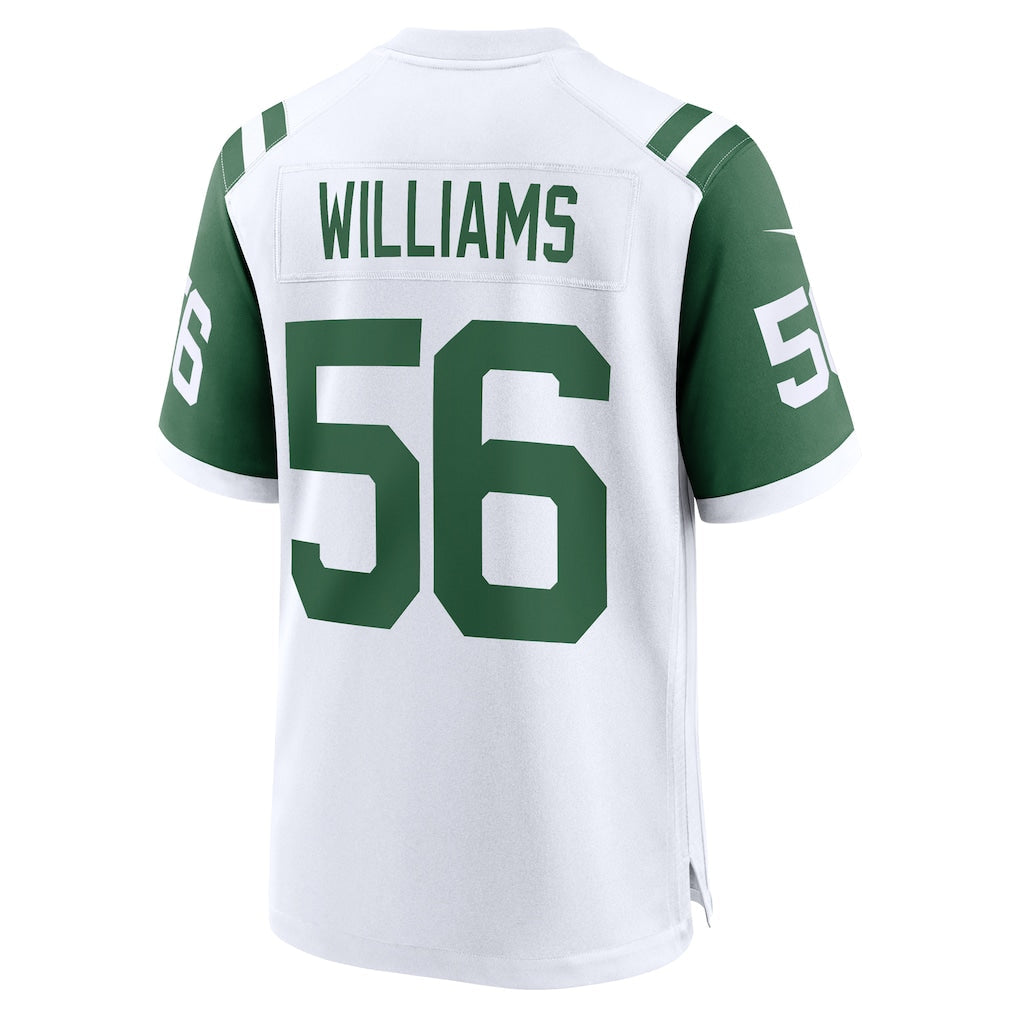 Elroe NY.Jets #56 Quincy Williams White Alternate Game Jersey