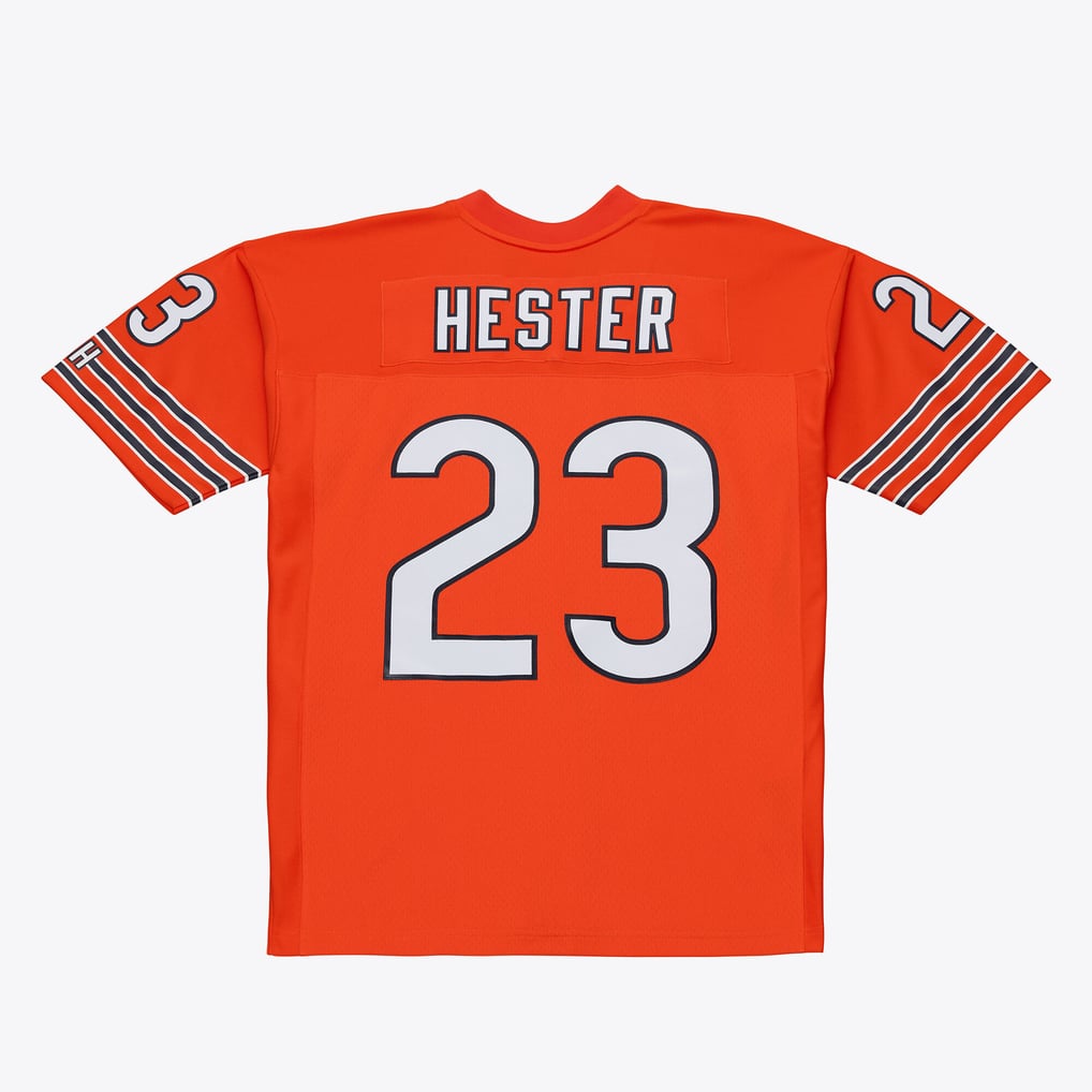 Elroe C.Bears #23 Devin Hester Mitchell & Ness Dark Orange 2006 Legacy Replica Player Jersey