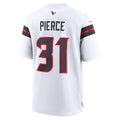 Elroe H.Texans #31 Dameon Pierce White Game Jersey