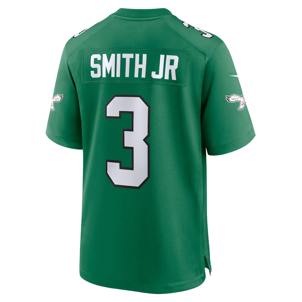 Elroe P.Eagles #3 Nolan Smith Kelly Green Alternate Game Jersey