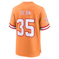 Elroe TB.Buccaneers #35 Jamel Dean Orange Alternate Game Jersey