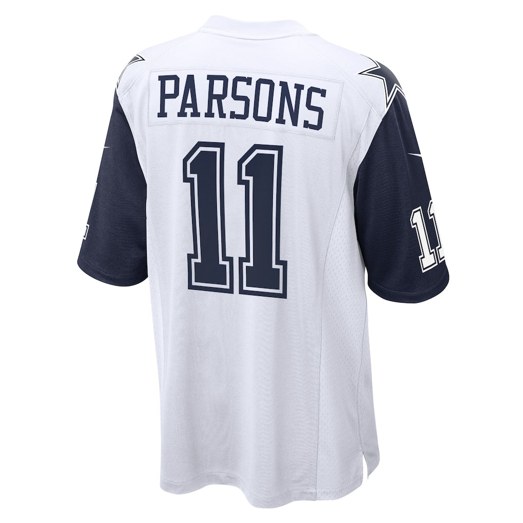 Elroe D.Cowboys #11 Micah Parsons White Alternate Game Team Jersey
