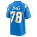 Elroe LA.Chargers #78 Andre James Powder Blue Team Game Jersey