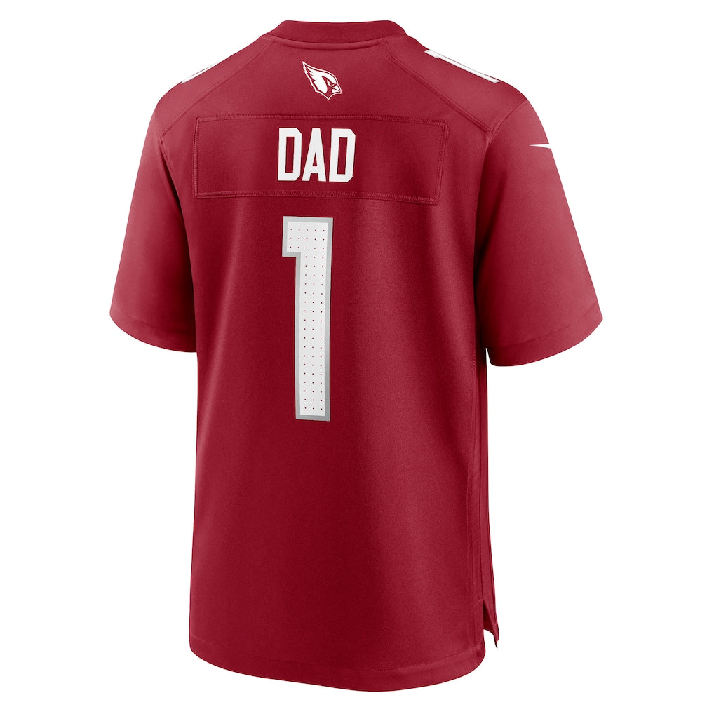 Elroe A.Cardinals #1 Dad Cardinal Team Game Jersey