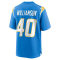 Elroe LA.Chargers #40 Kendall Williamson Powder Blue Team Game Jersey