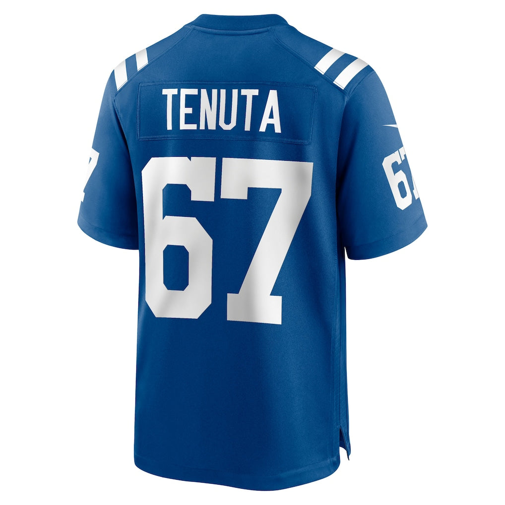 Elroe IN.Colts #67 Luke Tenuta Royal Team Game Jersey