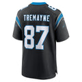 Elroe C.Panthers #87 Brycen Tremayne Black Team Game Jersey